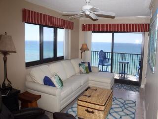 living room with sleeper sofa
