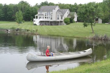 Take a relaxing canoe ride!